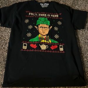 The office Christmas T-shirt size M